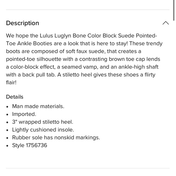 Lulus Luglyn Bone Color Block Suede Pointed-Toe Ankle
Booties - Picture 2 of 11